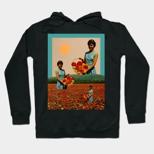 Flower Picker - Surreal/Collage Art Hoodie